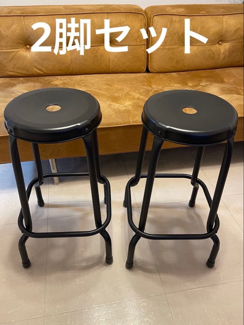 ①【IKEA】イケア バースツール RASKOG ロースコグ 2脚セット