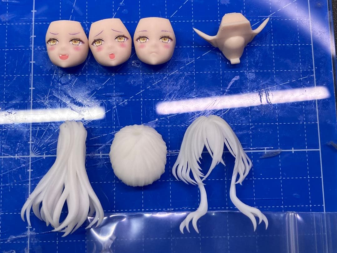 ル*ン様 メガミデバイス 改造パーツ ディーラー製ヘッドセット ミコパ 竜胆 朱