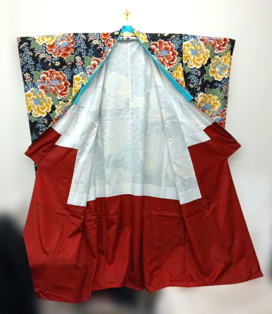 振袖 フルセット 大きいサイズ 身幅広め 身丈裄長め 美品 成人式 結婚式