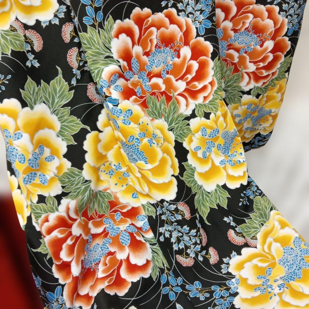 振袖 フルセット 大きいサイズ 身幅広め 身丈裄長め 美品 成人式 結婚式