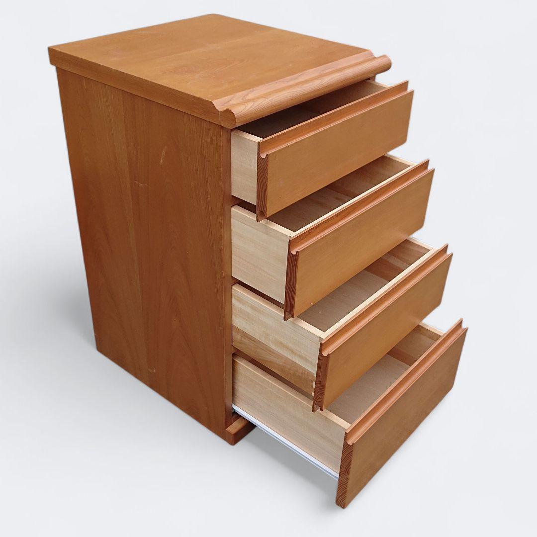 Karimoku カリモク 4段 天然木 ドロワーチェスト 整理箪笥