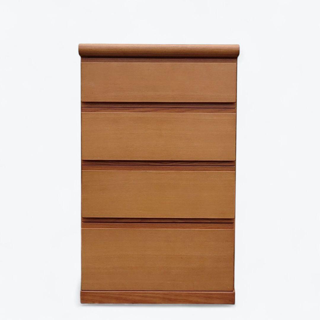 Karimoku カリモク 4段 天然木 ドロワーチェスト 整理箪笥