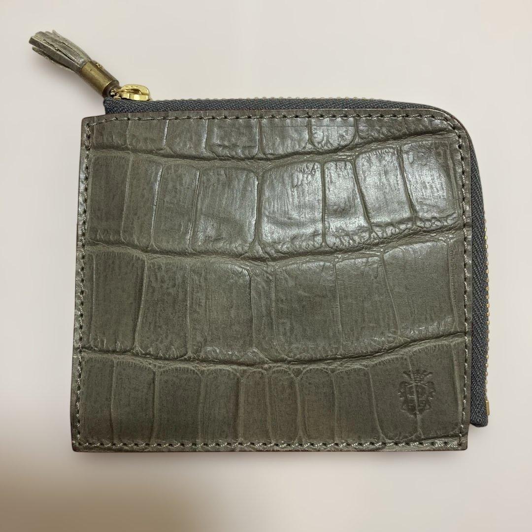 フェリージ　968 グレー クロコ ケース