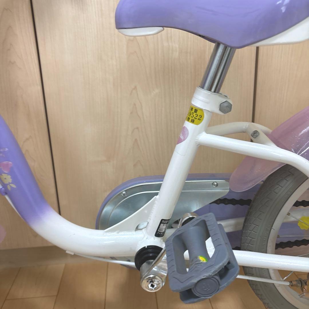 直接引渡限定　千葉県　アイデス　ラプンツェル 幼児用自転車 16インチ