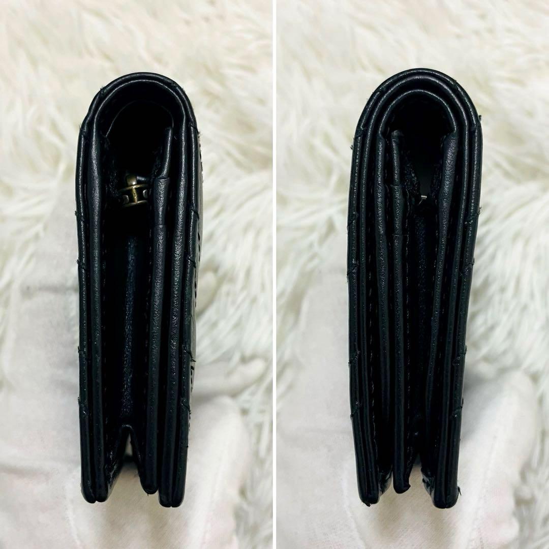 極美✨GUCCI 二つ折り財布 キルティング マーモントGG レザー