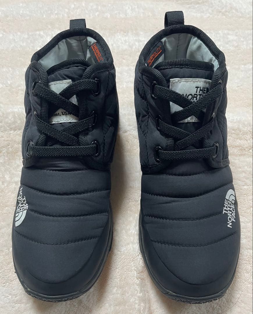ノースフェイス ヌプシトラクションライトチャッカブーツ ブラック 24cmUS6
