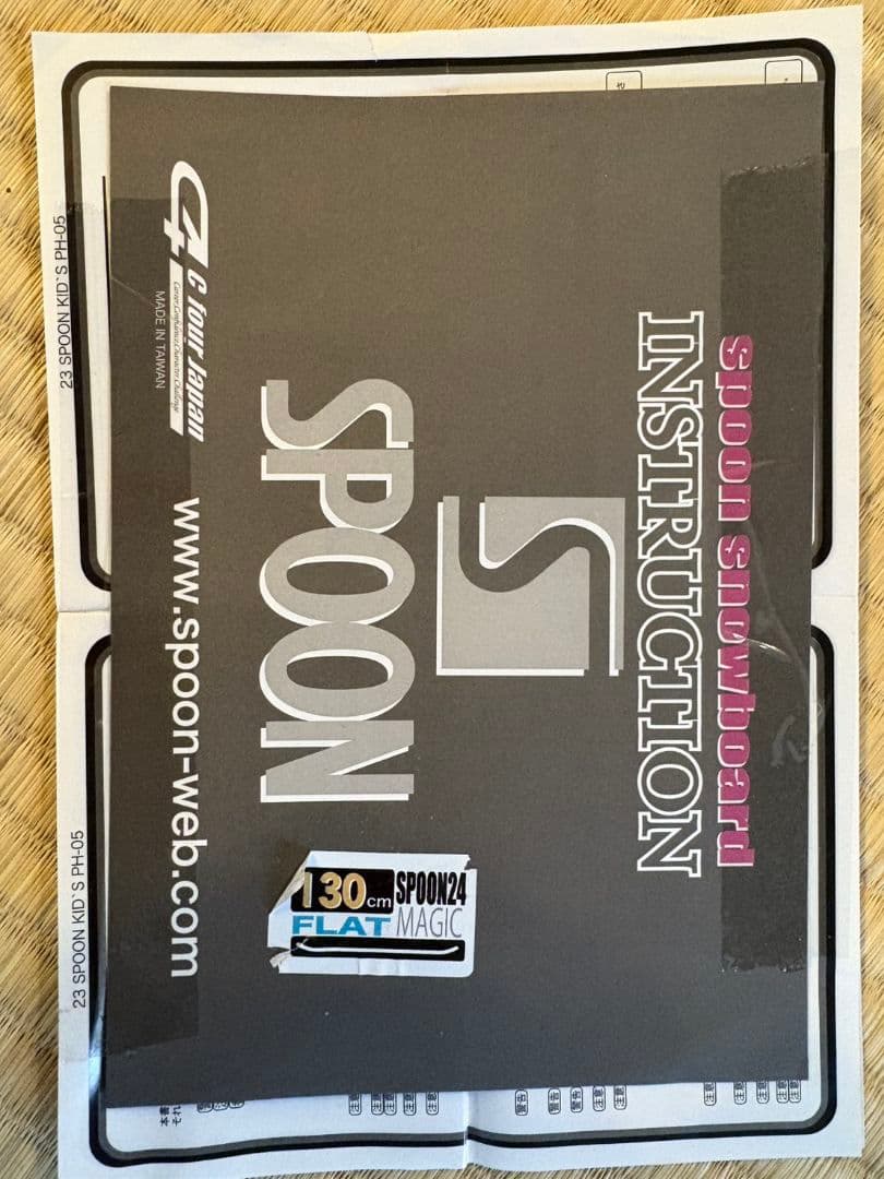 Spoon スノーボード 白黒　ビィンディングブーツセット