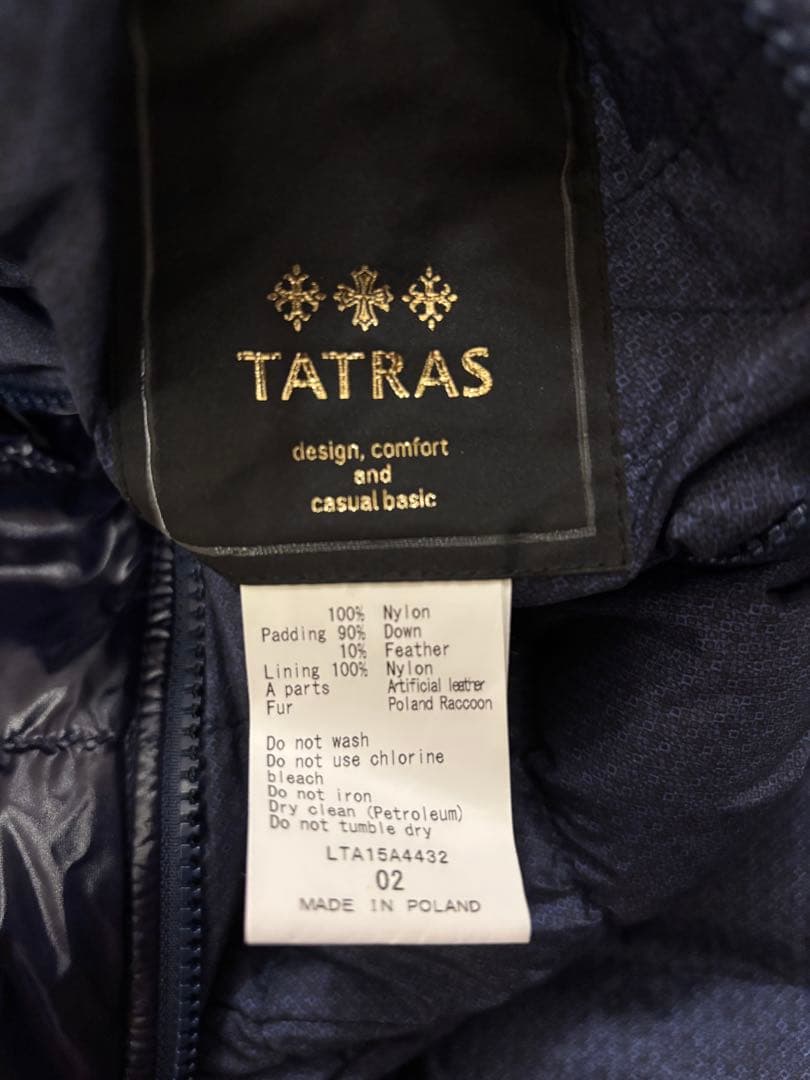 国内正規タトラス LTA15A4432 CLELIA リバーシブル ファー付