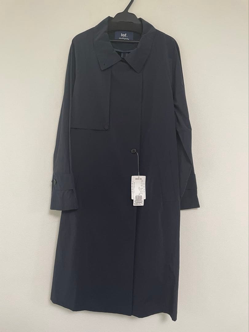 ラエフ トレンチ風リサイクルアーティローザコート洗濯機で洗える/撥水加工