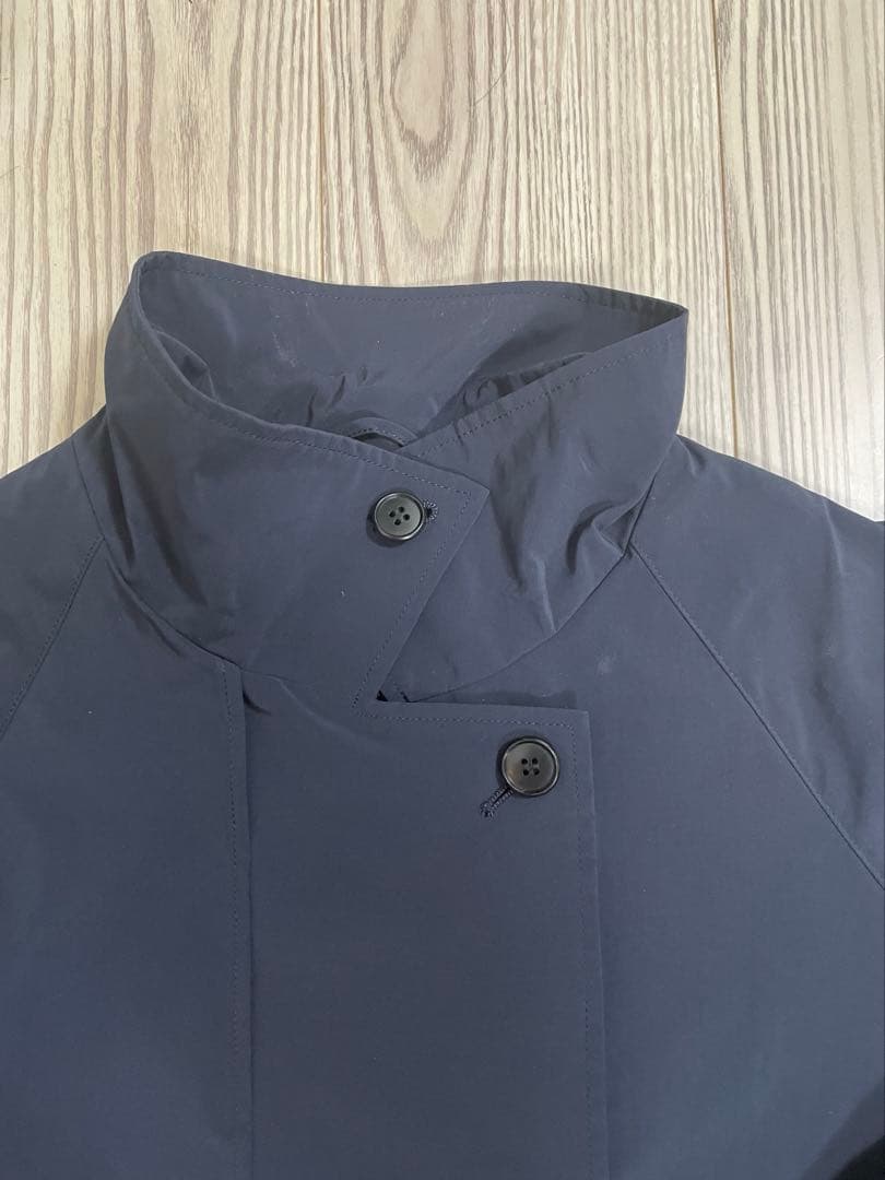 ラエフ トレンチ風リサイクルアーティローザコート洗濯機で洗える/撥水加工