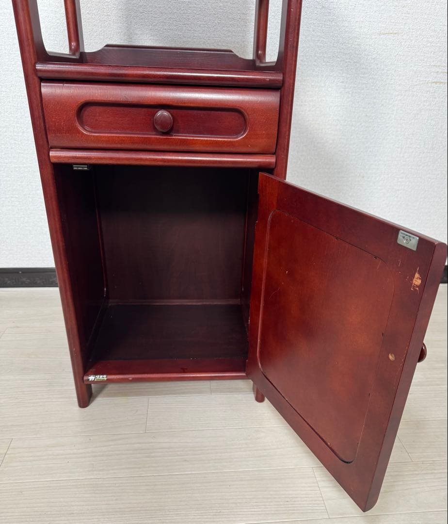 Karimoku カリモク家具 オールドカリモク 電話台 （管理No.i4)