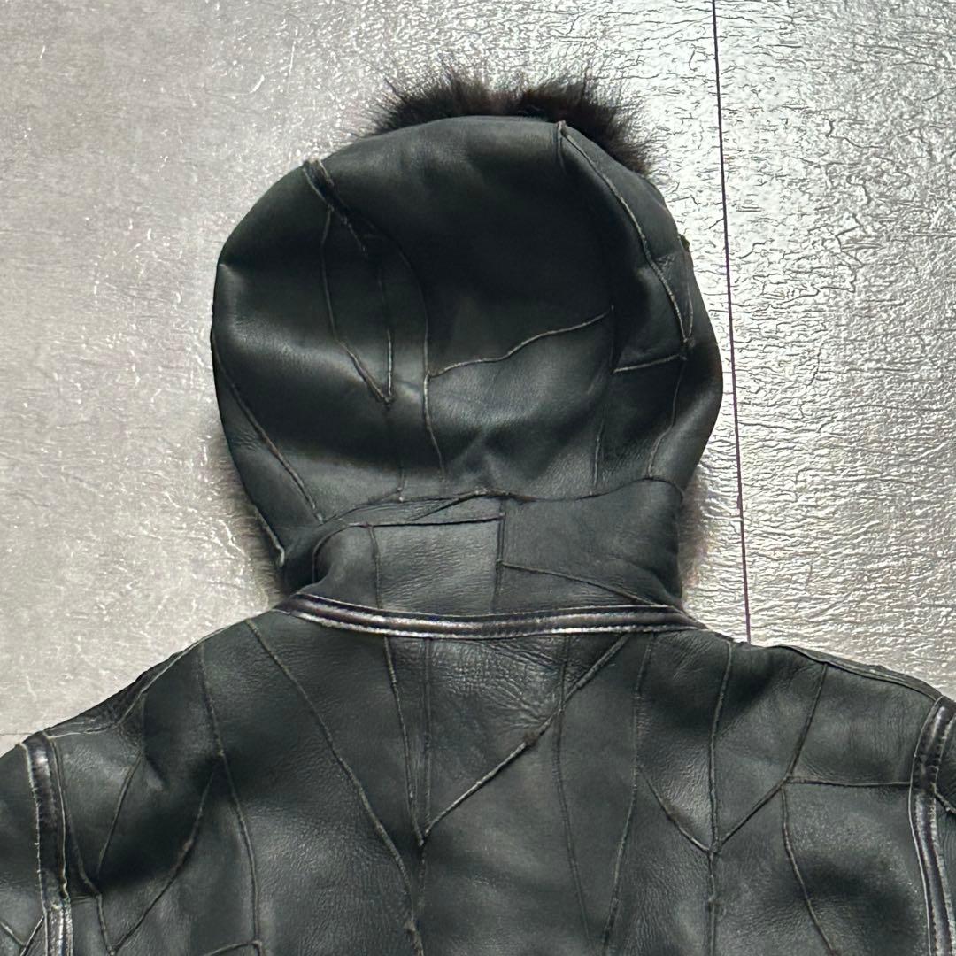 ヴィンテージ ヨーロッパ古着フランス製レザージャケットEUR