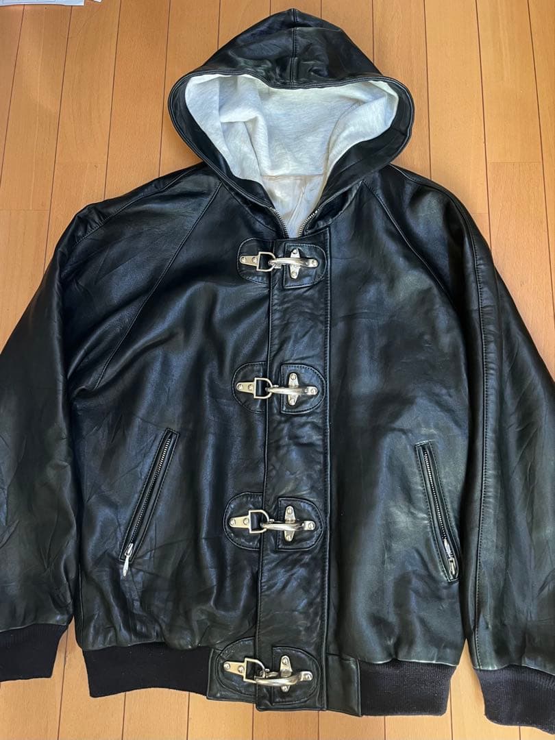 00s ファイヤーマンジャケット レザージャケット 本革