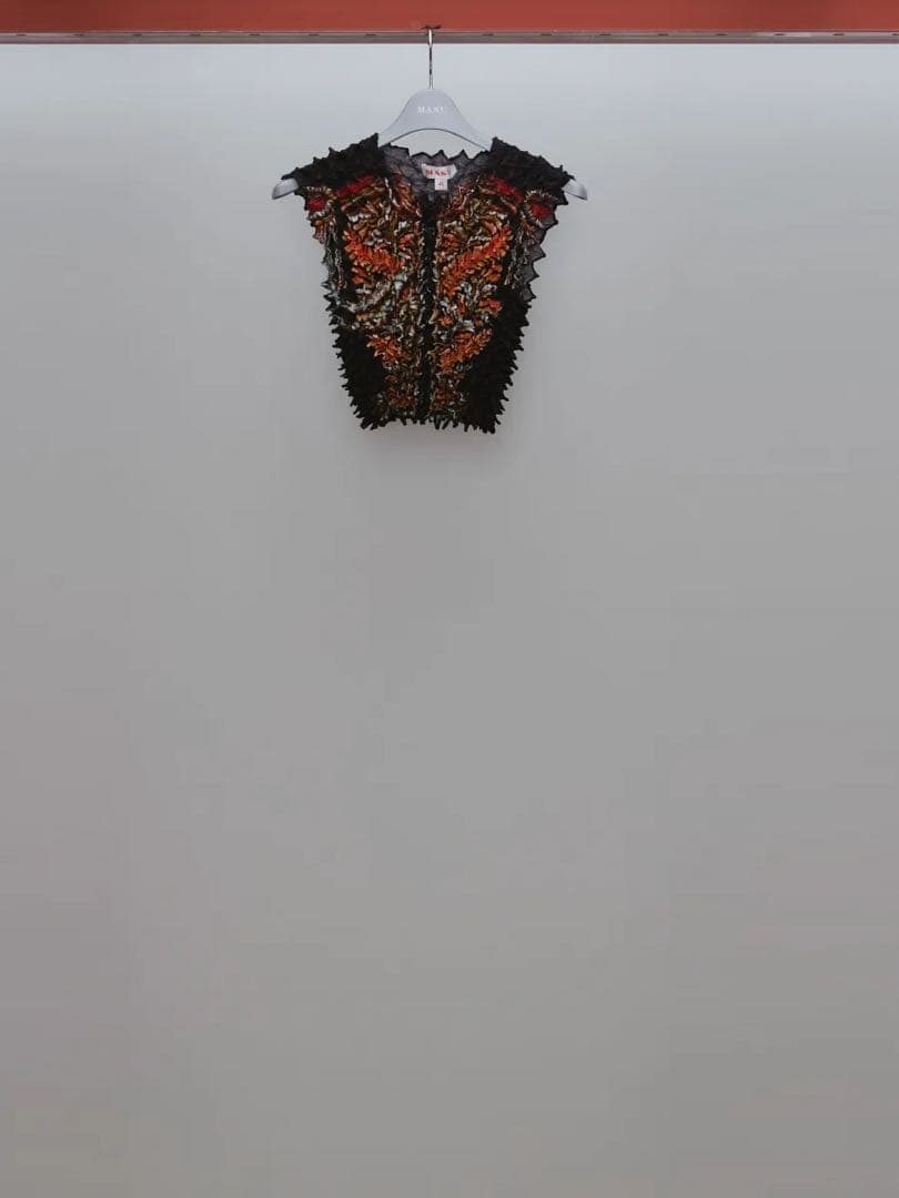 みず【MASU】23ss popcorn spiky vest