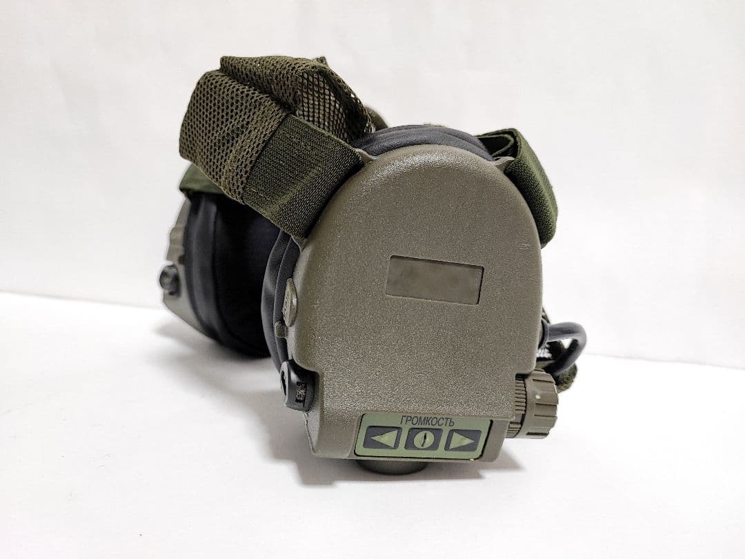 ロシア軍 実物 GSSh-01 6M2 イヤーマフ OD 新品未使用