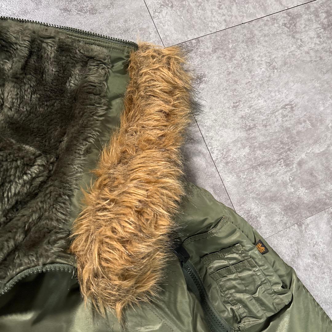 極美品　alpha n2b n-2b flight jacket 短丈large
