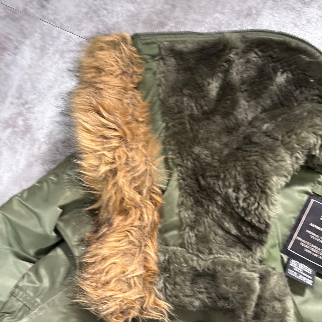 極美品　alpha n2b n-2b flight jacket 短丈large