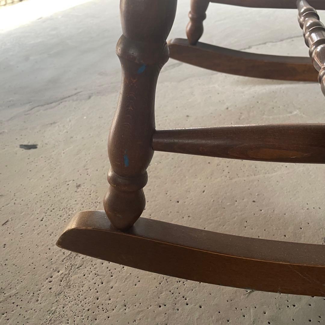 柏木工 ロッキングチェア 椅子 アンティーク 家具 かしわ