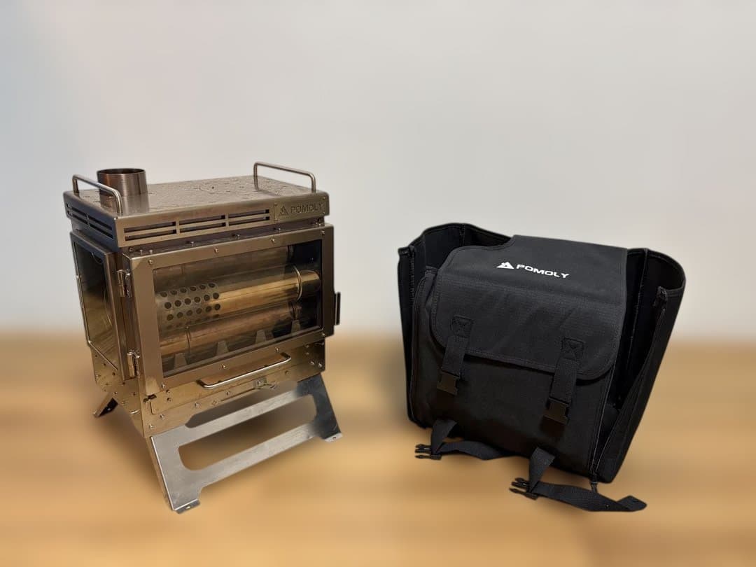 POMOLY Dweller Max 2.0 ステンレス製キャンプ用薪ストーブ