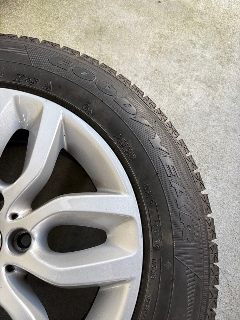  X3 (F25) 純正ホイール　スタッドレスタイヤ　4本　タイヤ新品