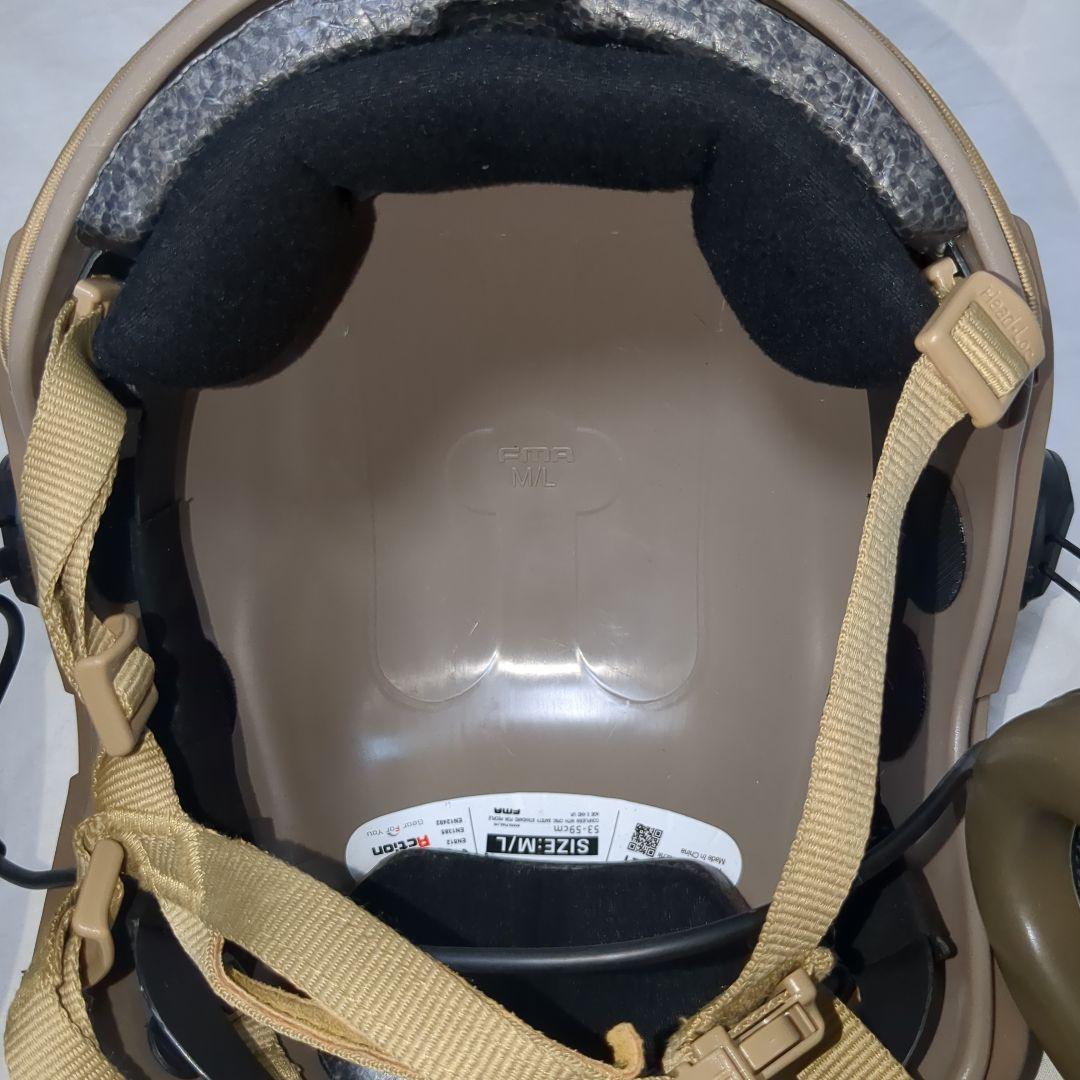 fma ops-core comtac レプリカヘルメットヘッドセット　コヨーテ