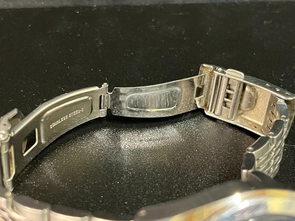 ◆SEIKO セイコー メカサスブルー文字盤4S12-0010腕時計　08166