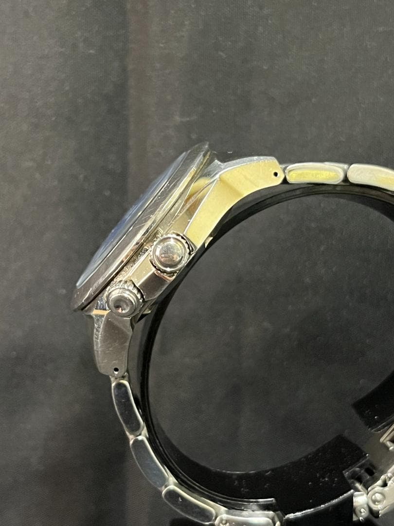 ◆SEIKO セイコー メカサスブルー文字盤4S12-0010腕時計　08166