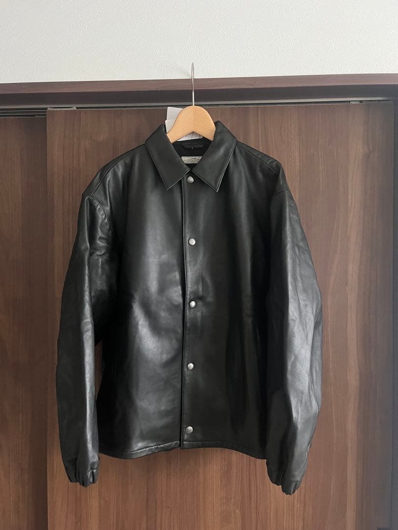 LAMB LEATHER COACH JKT レザーコーチジャケット