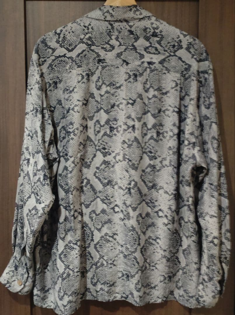 トップス WACKO MARIA PYTHON OPEN COLLAR SHIRT