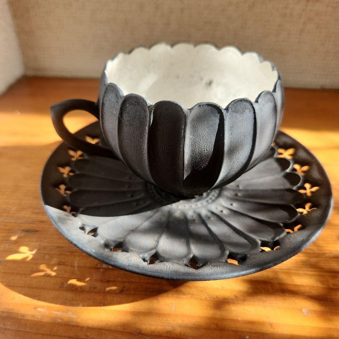 伊藤剛俊　カップ＆ソーサー　新品未使用　益子焼