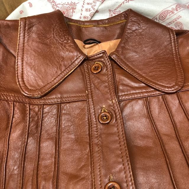 70s UK製 ヴィンテージ CADEMA 本革 レザージャケット 革ジャン