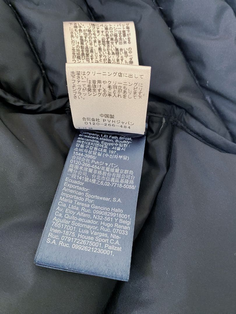   【ファー付き黒ダウンロングコート】