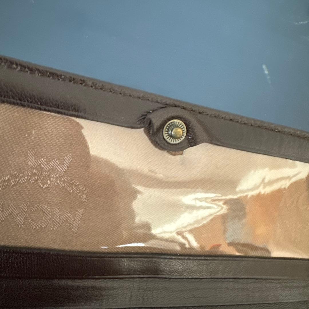 レア！！MCM レザー長財布 R6039 ブラウン