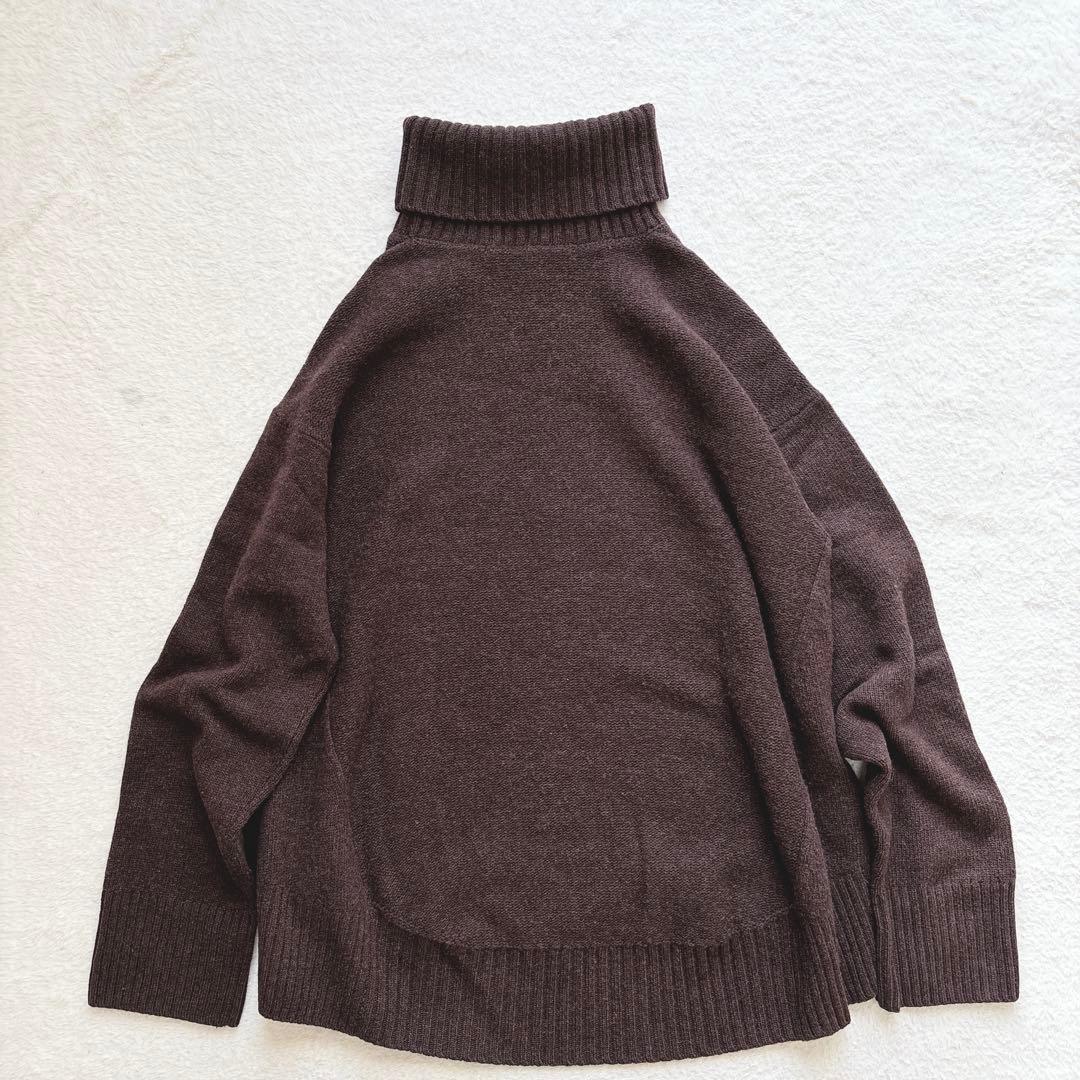 FRAMeWORK AQUAタートルプルオーバー カシミヤ混