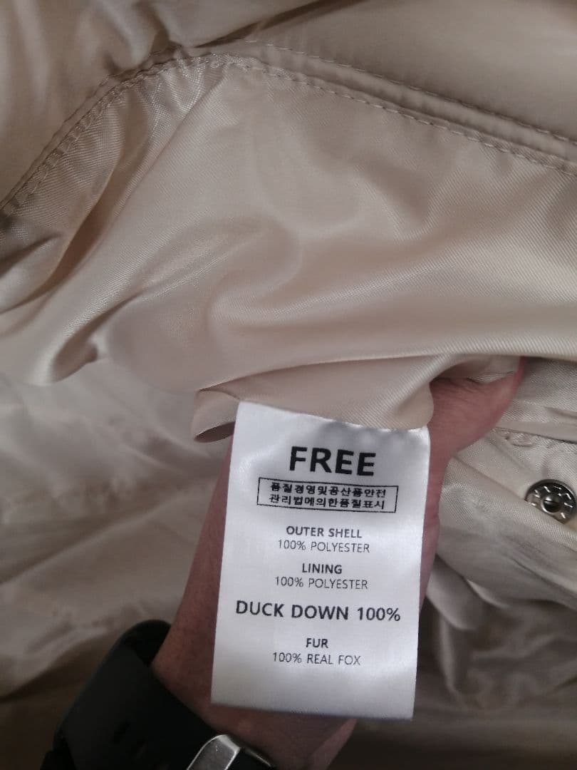 n*6様 DOUBLE J　ベージュ ダウンコート フード付き　レディース服