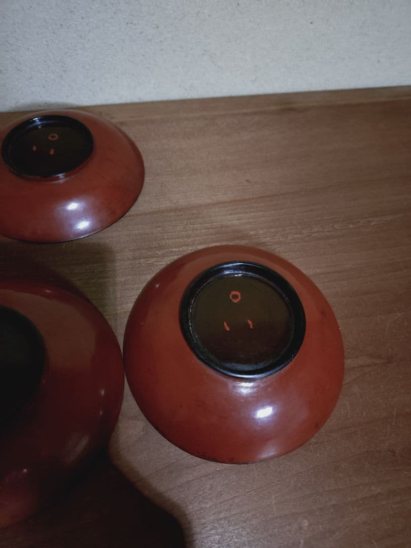 桃山〜江戸初期 根来椀 五客 合鹿椀 浄法寺 秀衡椀 漆器