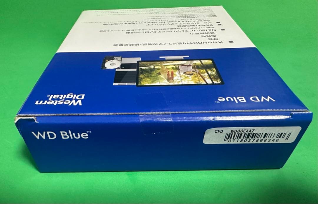 【新品未使用】WesternDigital製 8TB HDD WD80EAAZ