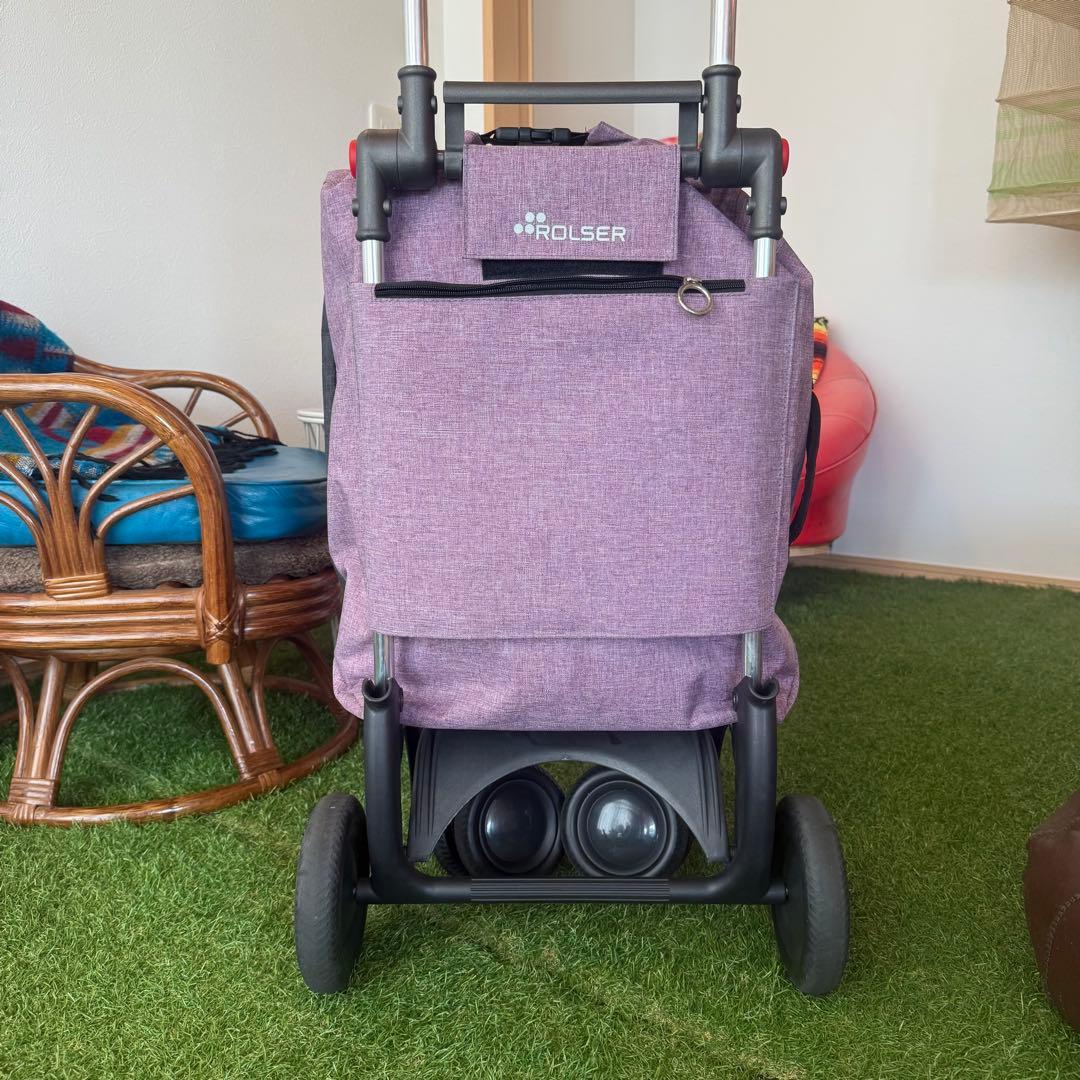 ROLSER ロルサー 折りたたみキャリーカート パープル