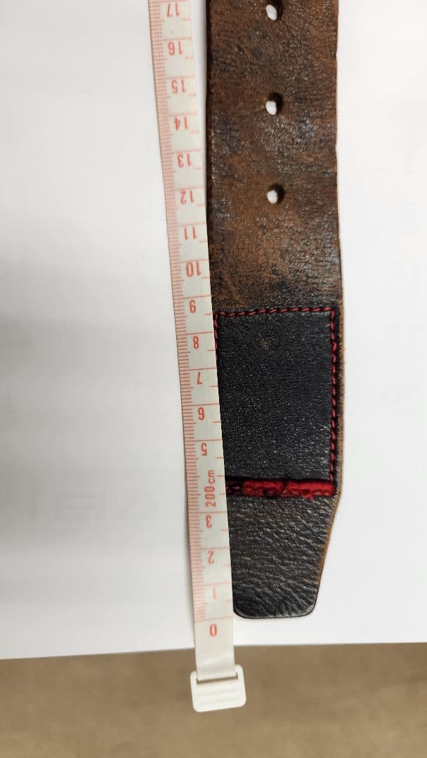 CREAM SODA スカルバックル ベルトセットと赤色のポーチ　クリームソーダ