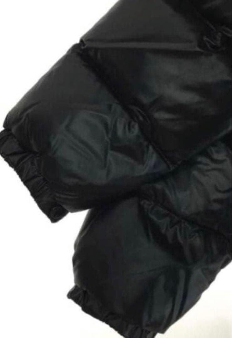 美品　モンクレール　ダウン　コート　ジャケット　1 MEINA 黒フード付き