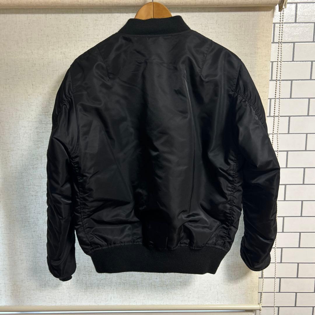 AVIREX USA MA-1 フライトジャケット Lサイズ ブラック