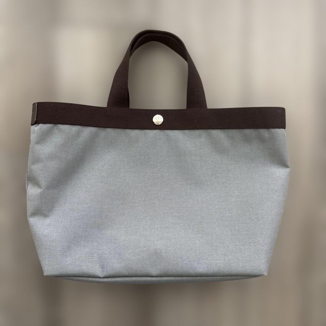 エルベシャプリエ 704 トートバッグ フュズィ×モカ