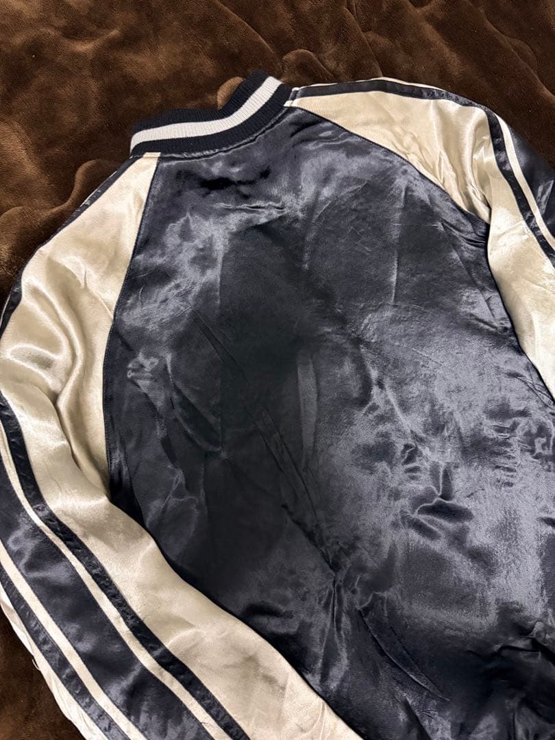 美品 ２面用 SATORI クマ 日本限定 スカジャン vintage レーヨン