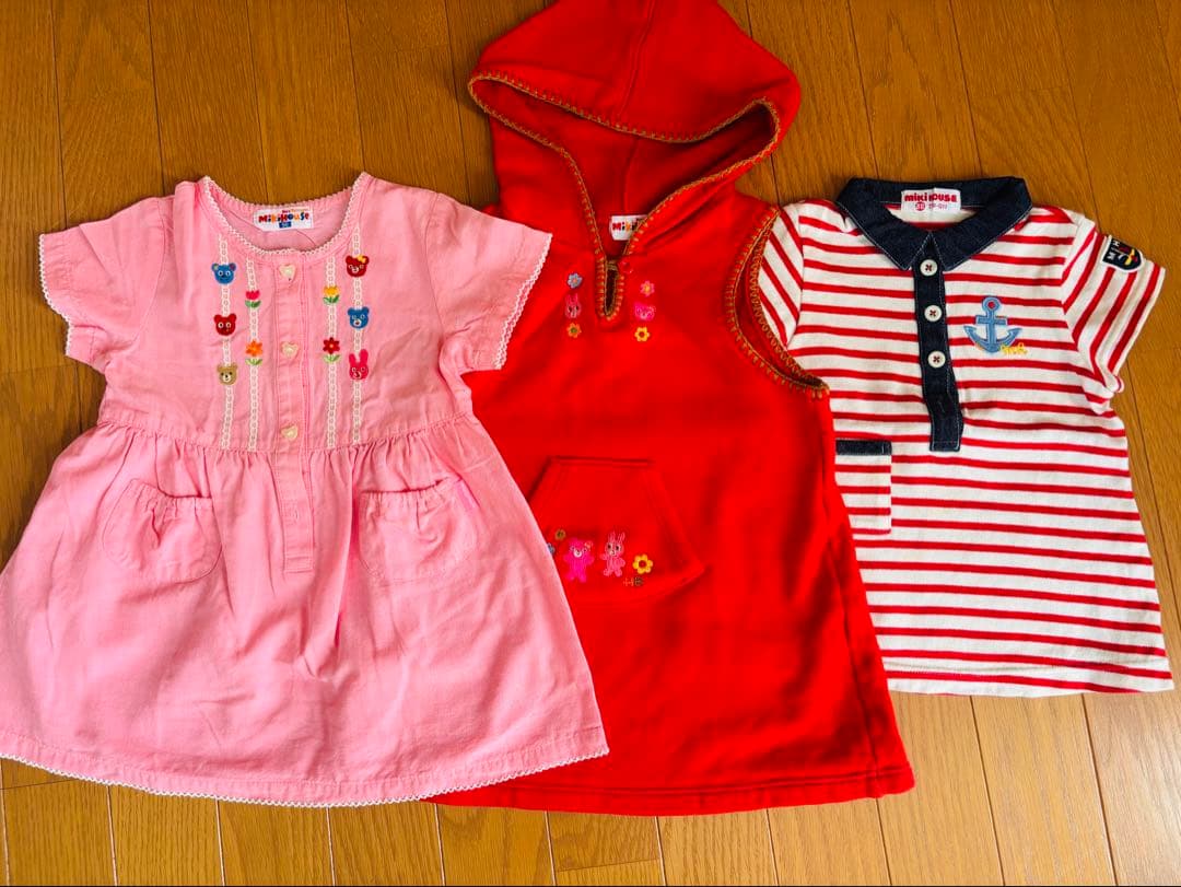 全部ミキハウスまとめ売り70〜90cm