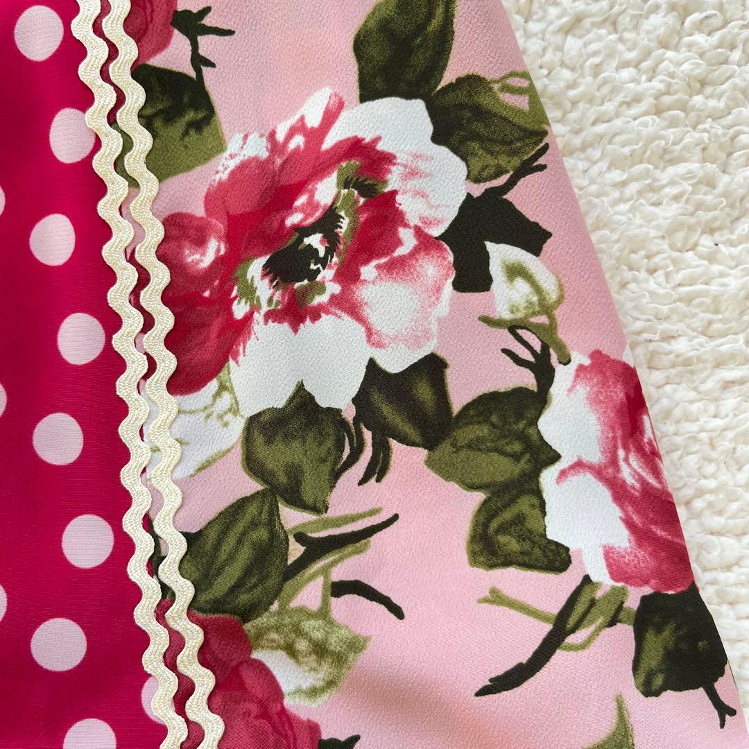 ソニアジョーンズ スカート フラメンコ衣装 バラ ドット