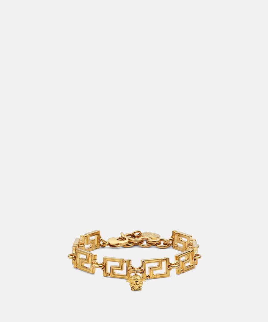 VERSACE ゴールド グレカブレスレット　箱あり