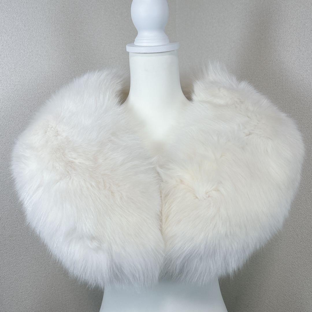 ✨最高級・希少✨　サガファーズ　シャドーフォックス　毛皮　ストール　マフラー