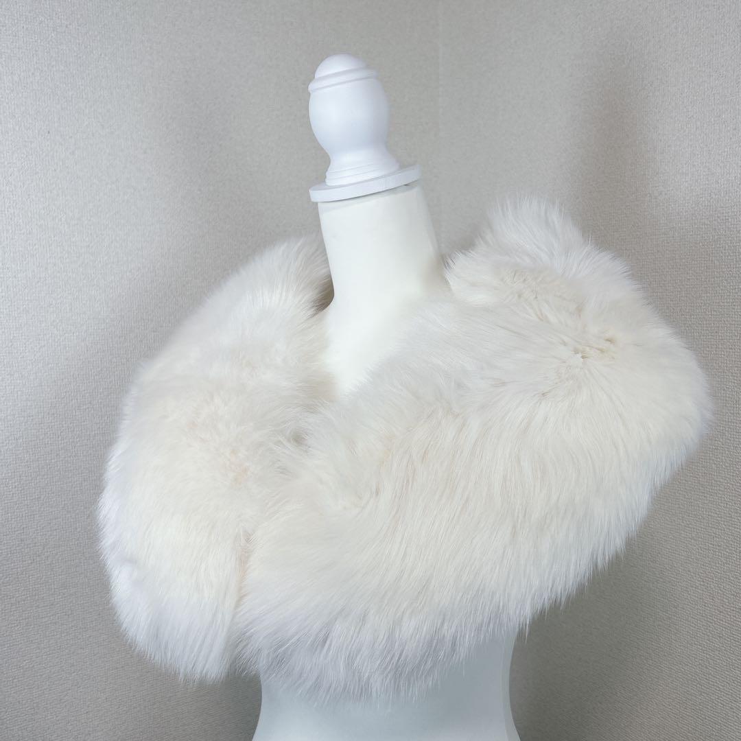 ✨最高級・希少✨　サガファーズ　シャドーフォックス　毛皮　ストール　マフラー