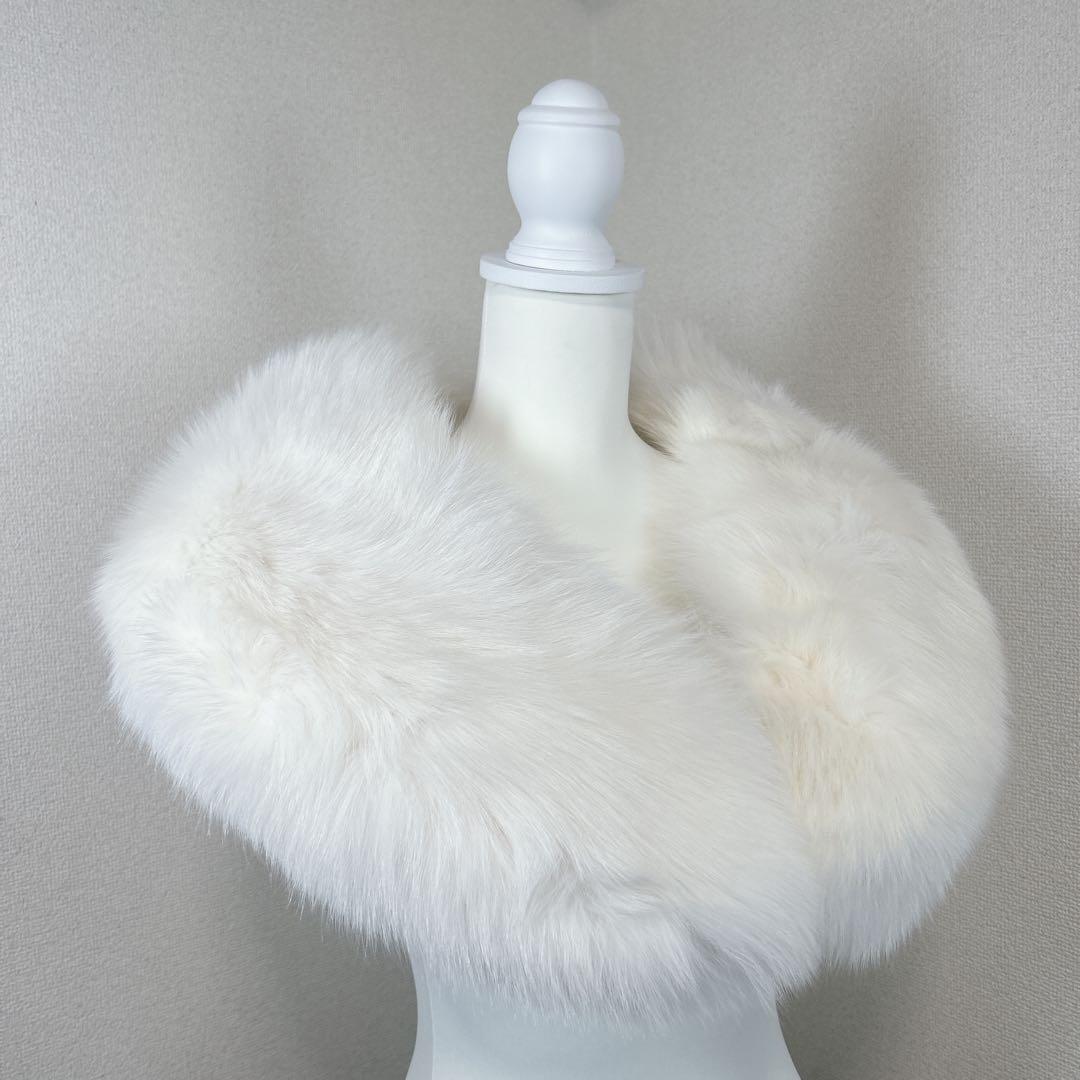 ✨最高級・希少✨　サガファーズ　シャドーフォックス　毛皮　ストール　マフラー