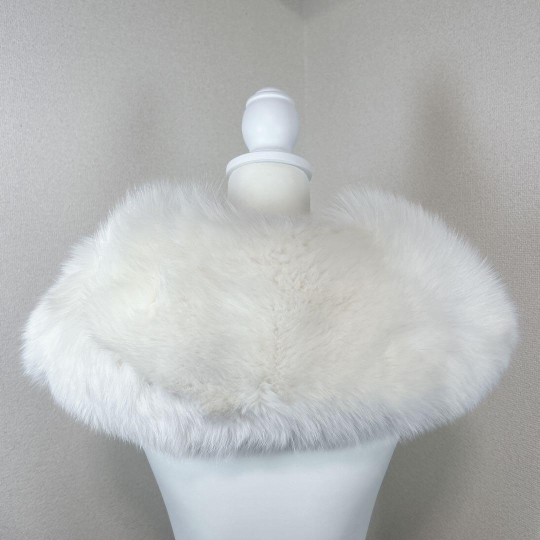 ✨最高級・希少✨　サガファーズ　シャドーフォックス　毛皮　ストール　マフラー